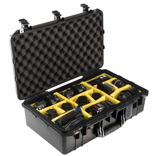 Pelican™ 1555 Air Case with Dividers (Black)