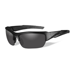 Wiley X Valor Sunglasses | Polarized Smoke Grey Lens/Black Op Matte Black Frame