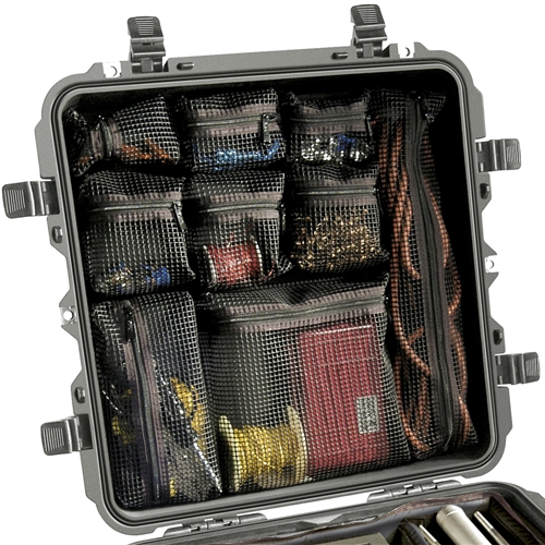 Lid organizer for Pelican 1525 Air case.