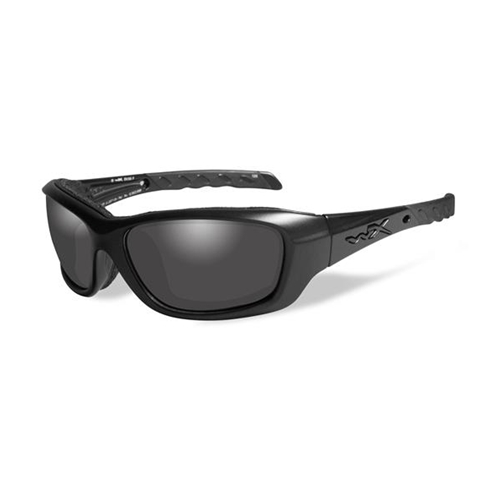 Wiley X Gravity Sunglasses | Smoke Grey Lens/ Black Ops Matte Black Frame
